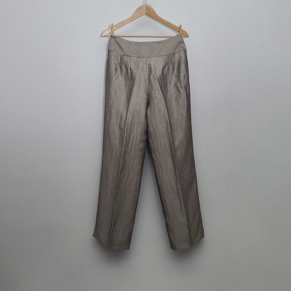 Jones New York Wide Leg Linen Pants - Picture 3 of 10